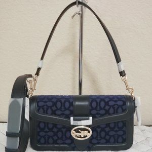 Coach GEORGIE SHOULDER BAG JADE